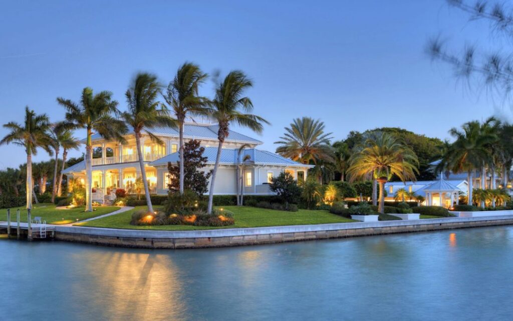 luxury waterfront homes