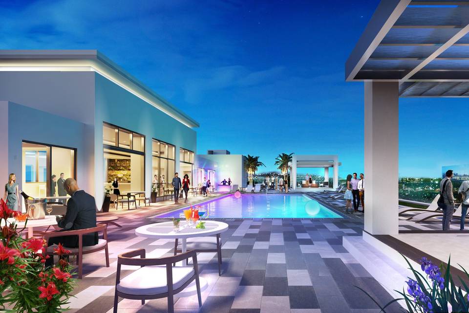 The Easton Rooftop Pool & Lounge in fort lauderdale