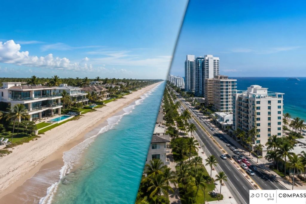 Beachfront vs Oceanfront homes in fort lauderdale