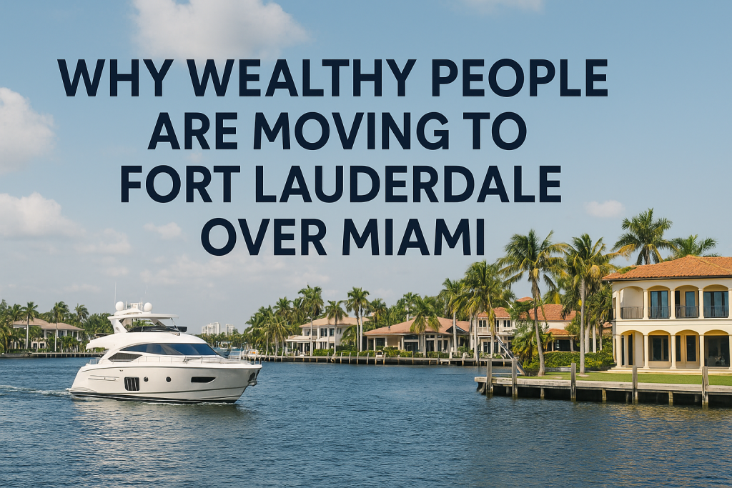 Why Wealthy People Are Moving to Fort Lauderdale Over Miami