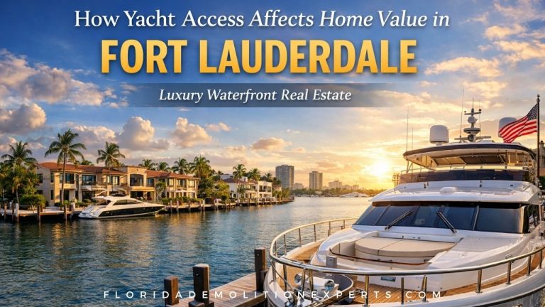 how yacht access affects home value in Fort Lauderdale