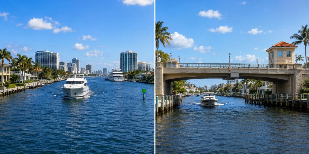 Deep Water vs. Fixed Bridge Canal