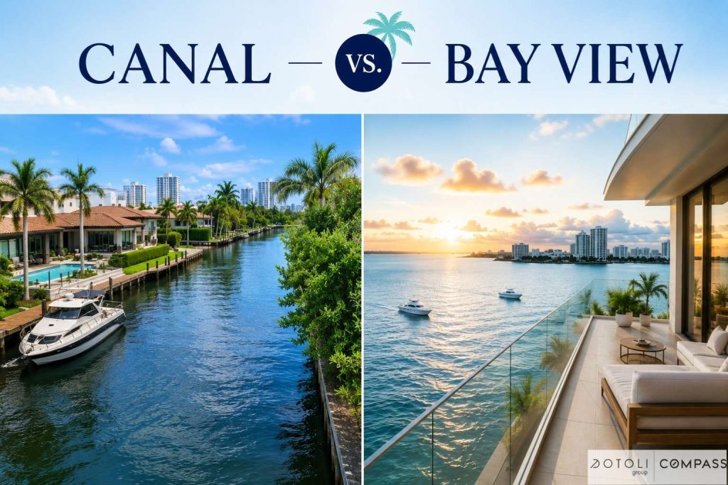 Fort Lauderdale Canal Home vs. Bay View Home