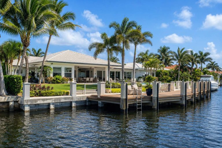 Fort Lauderdale canal home with private dock and boat