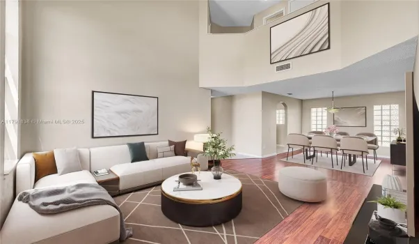 Virtual Staging for buyer to have a concept of spacing for furniture.