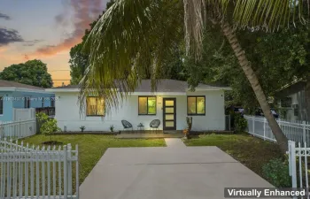 Gated front drive way