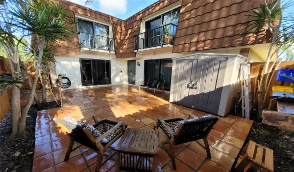 Private patio perfect for morning coffee or evening dining with friends!