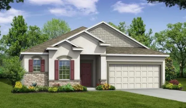 Artist Rendering with Stone Accent