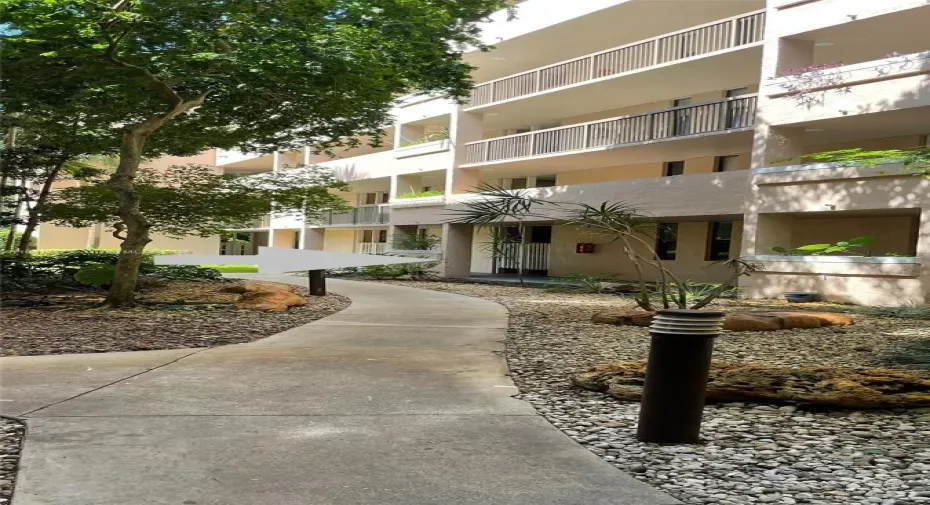 walkway to entrance