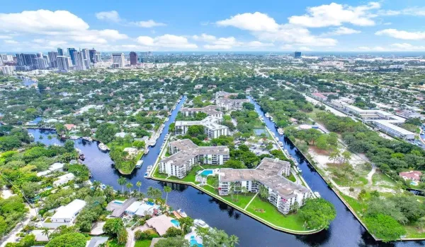 Aerial View of River Reach