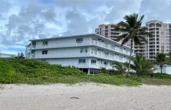 Beach Front View of Building