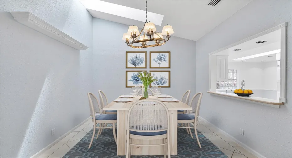 Virtually Staged- Dinning Room