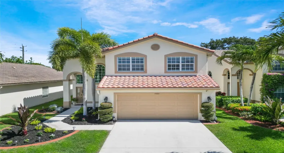 Fresh, updated landscaping with great curb appeal