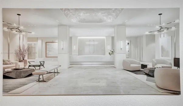 Rendering of the lobby, currently under construction