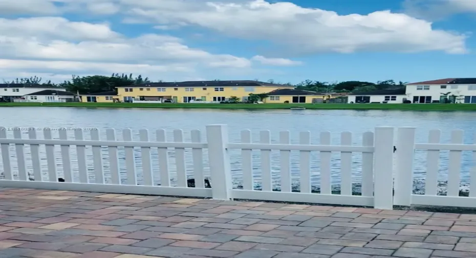 Water view backyard for relaxation and enjoyment