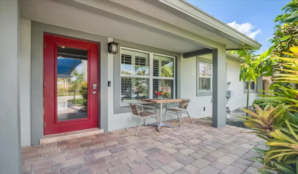 Front porch entry