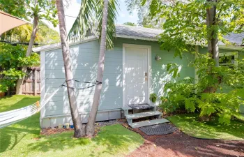 Front view of cottage