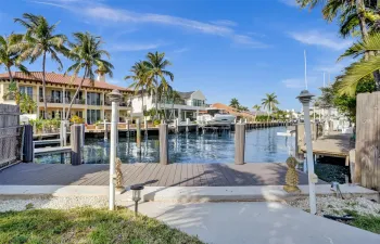 Waterview with direct intracoastal access