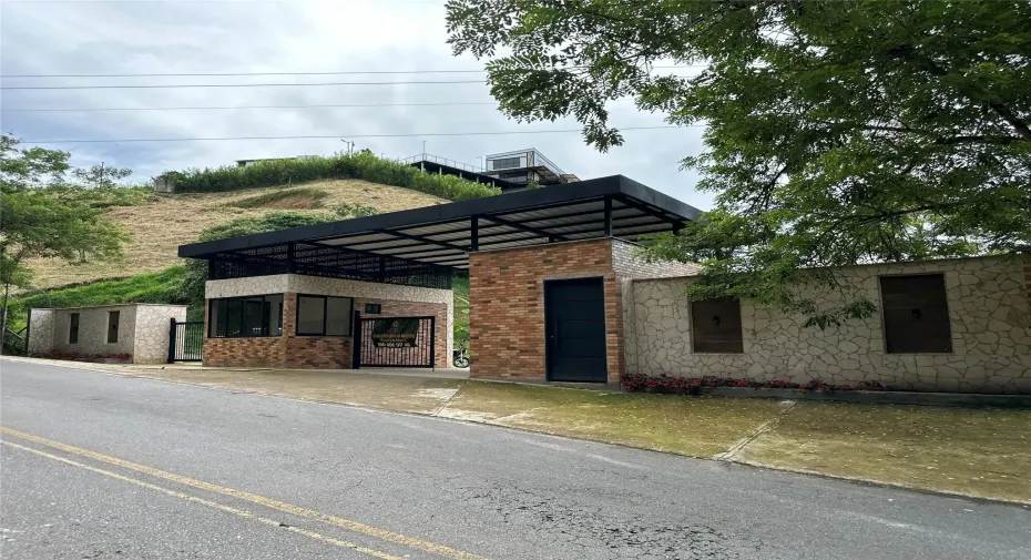Beautiful Community Gated Entrance of Bosque Dorado Close to the City of Medellin Colombia