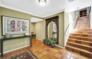Beautiful Foyer with Extra wide Staircase