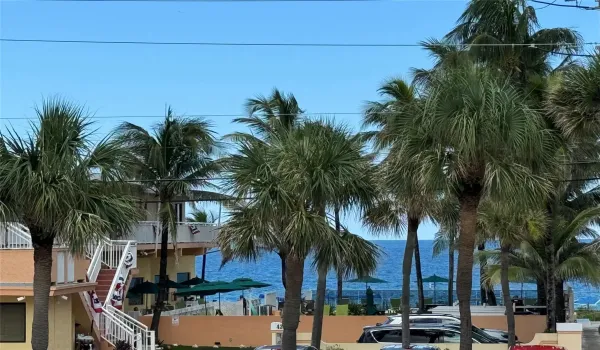 across from beach