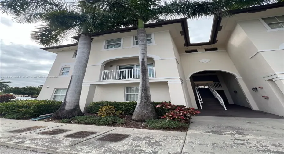 Apartment frontage