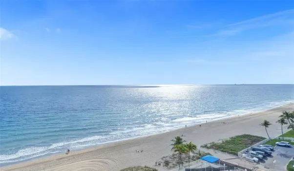 View from enclosed balcony