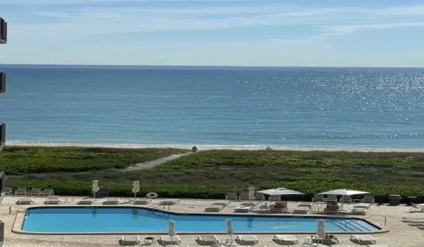 View from family room triple window