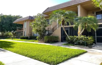 Front of Unit, first floor, parking space conveniently located