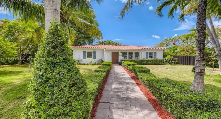 Beautiful one story house very centrally located.