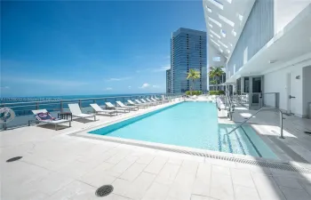 Rooftop lap pool