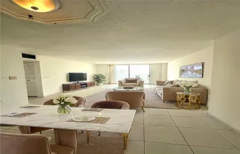 Dining/ Living AI Staged