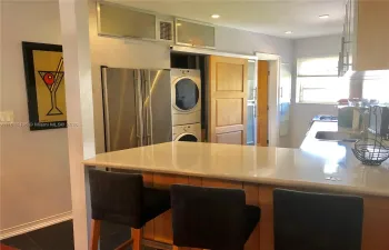 Spacious island kitchen