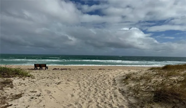 Beach awaits ...
a short walk away !!!