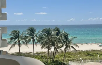 View from side balcony