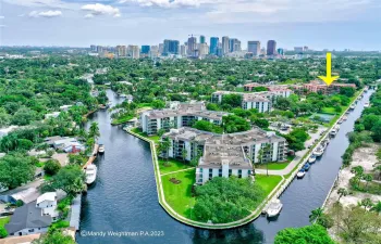 Aerial View of River Reach looking East toward Downtown
-Copyright MWPA 2024