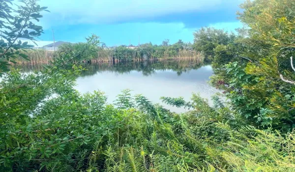 Canal view from the lot