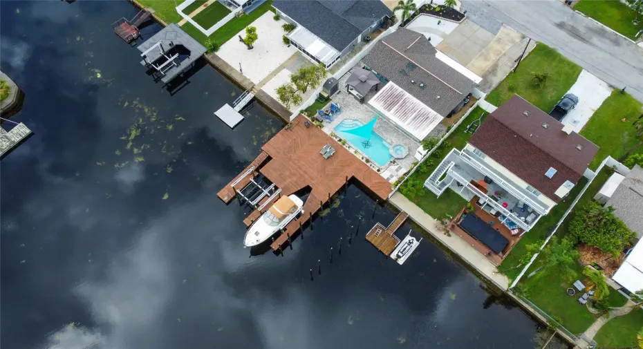 WATERFRONT PROPERTY SITS ON .1377 ACRE LOT