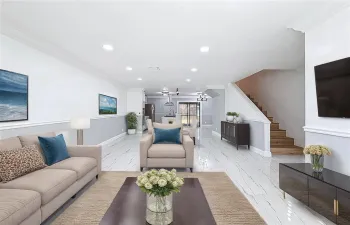 STAGED: Living room