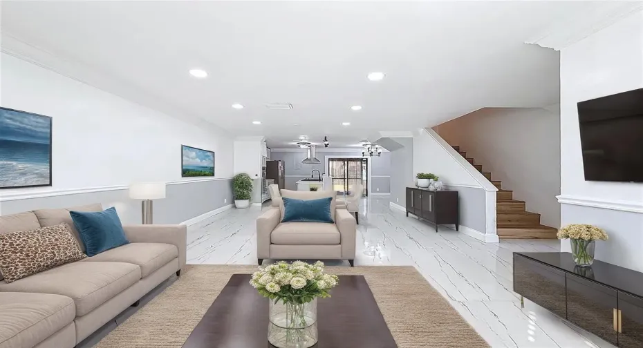 STAGED: Living room