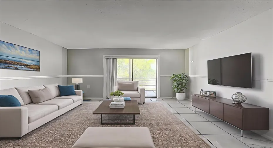 Staged Living Room