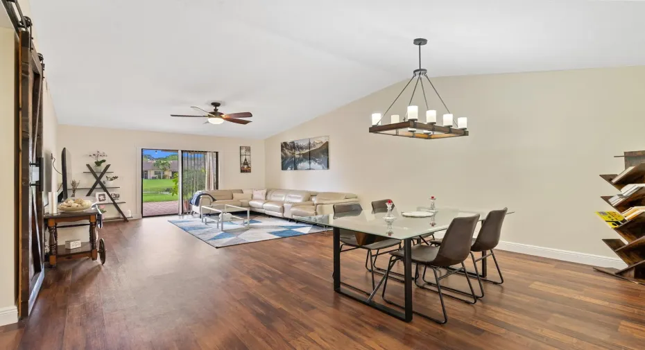 Huge Living Room with High Ceilings