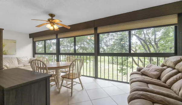 Enclosed balcony!