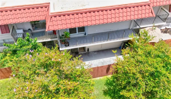 First floor unit patio
