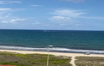 View of ocean from private balcony