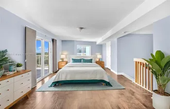 AI Staged Bedroom