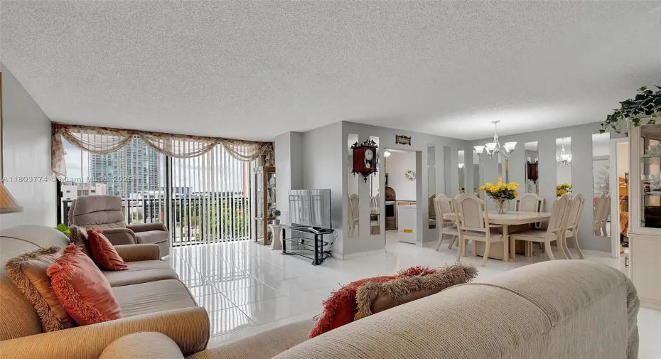 Bright South exposure brings light into your home