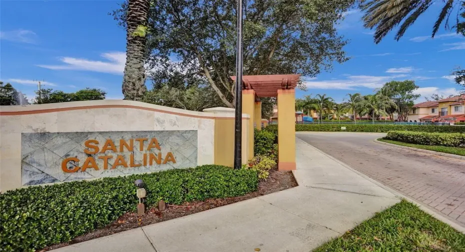 Entry sign