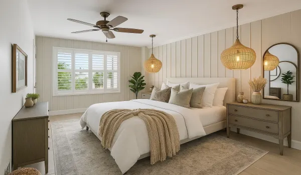 bedroom*staged photo