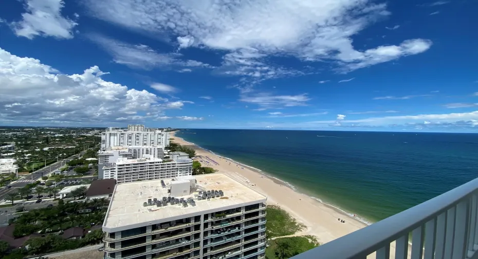 Breathtaking views from the terrace